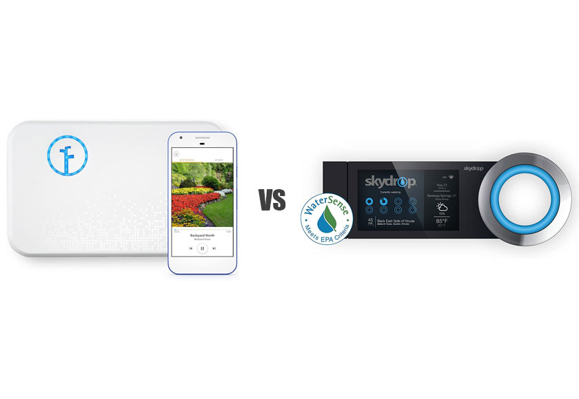 Rachio vs Skydrop smart sprinkler controllers